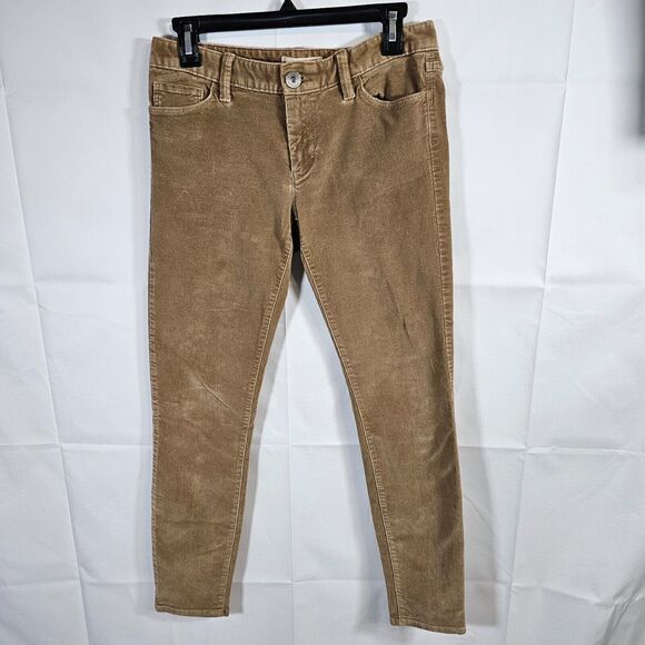 Banana Republic Pants - Banana Republic Pants Womens Size 26 Tan Corduroy Tapered Slim Fit Stretchable